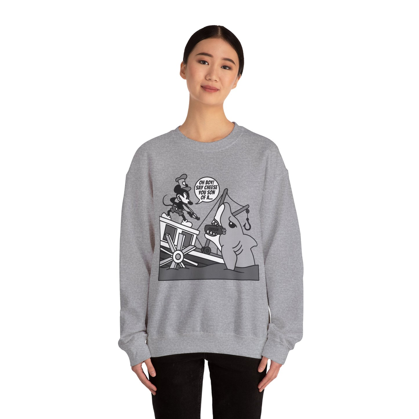 Willie vs. Bruce! Unisex Heavy Blend™ Crewneck Sweatshirt