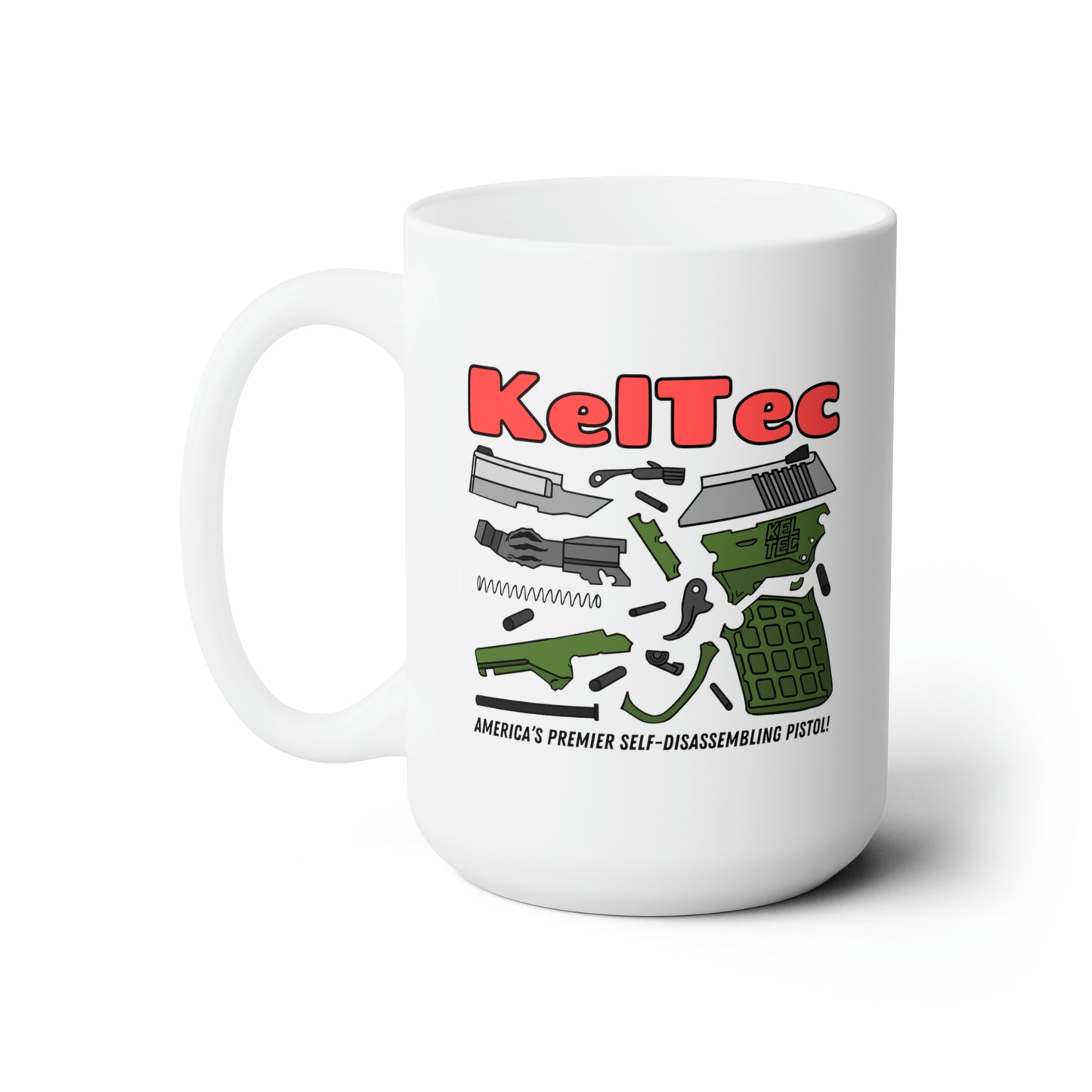 KELTEC Disassembled Ceramic Mug 15oz