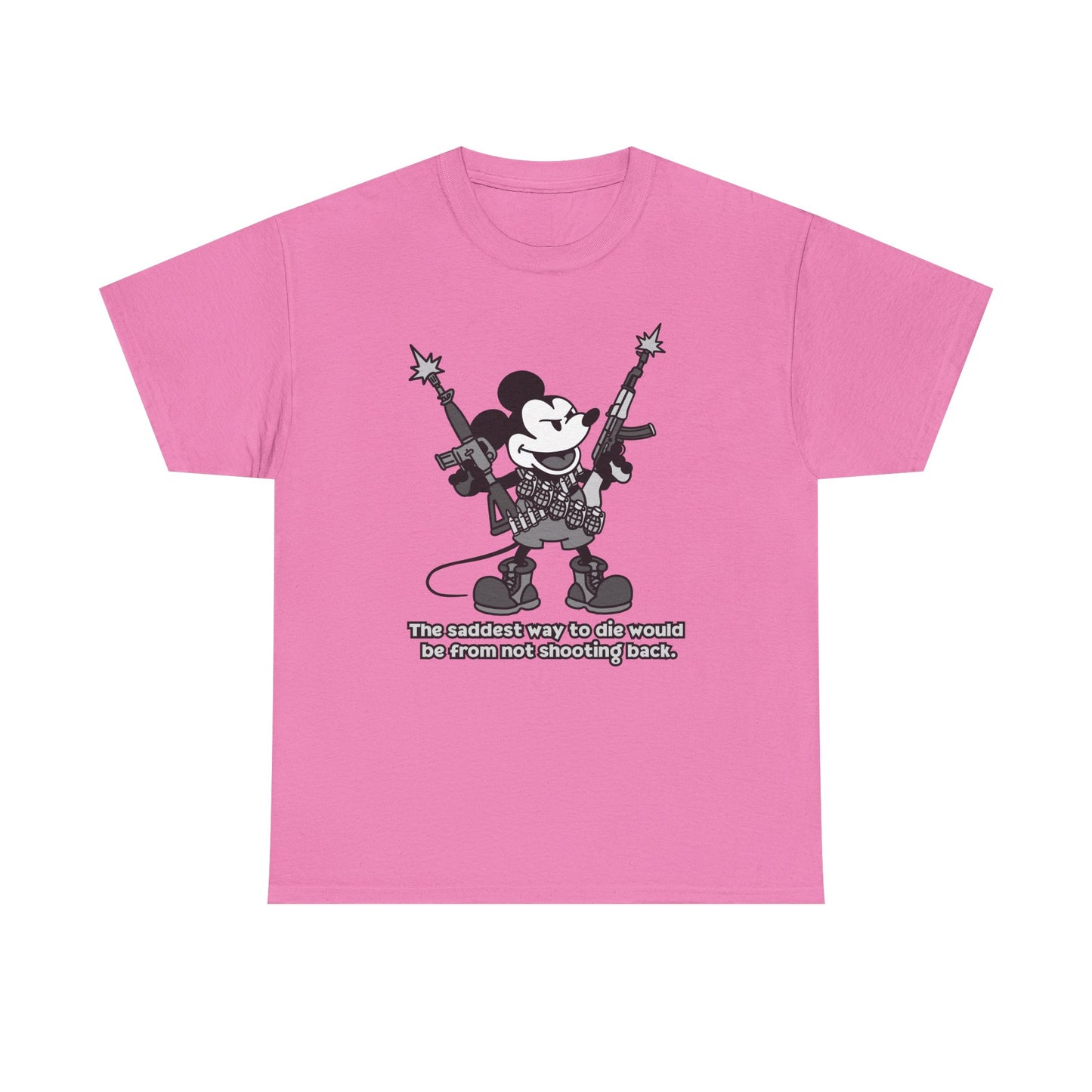 Mickey's The Saddest Way to Die! Unisex heavy Cotton tee