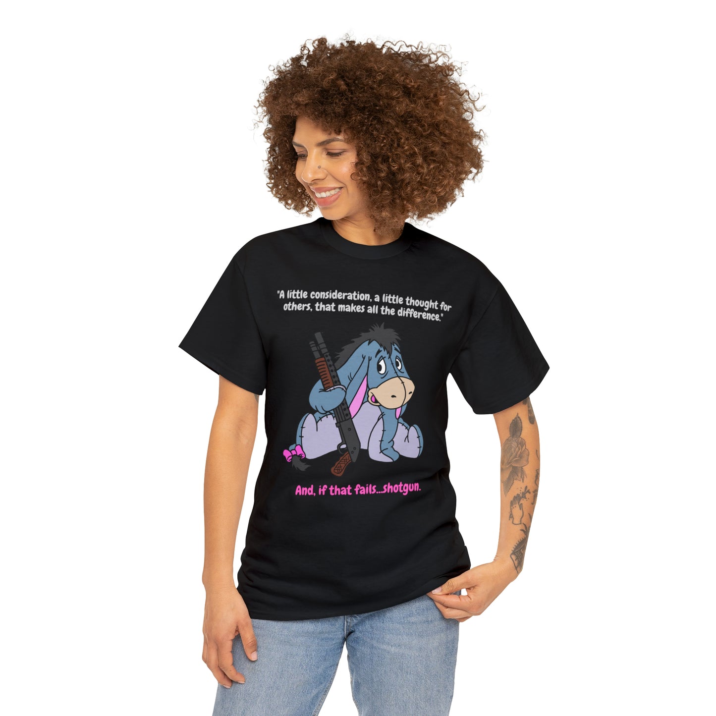 Kindness & Shotguns Unisex Heavy Cotton Tee