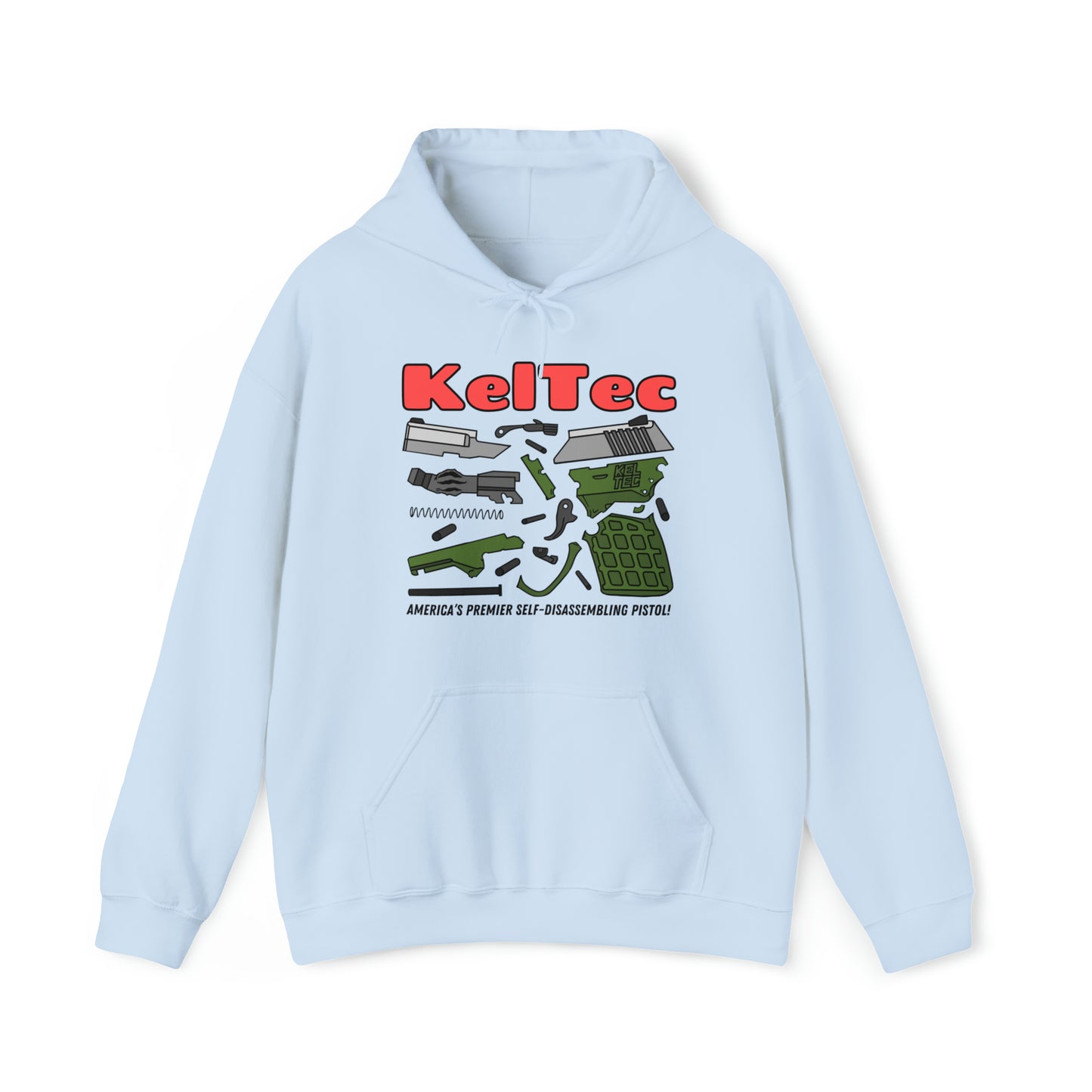 KELTEC Disassembled Unisex Heavy Blend™ Hooded Sweatshirt