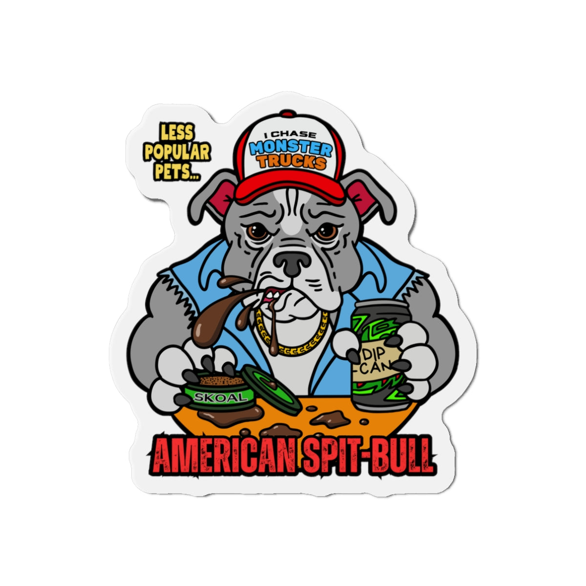 American Spitbull Die-Cut Magnets