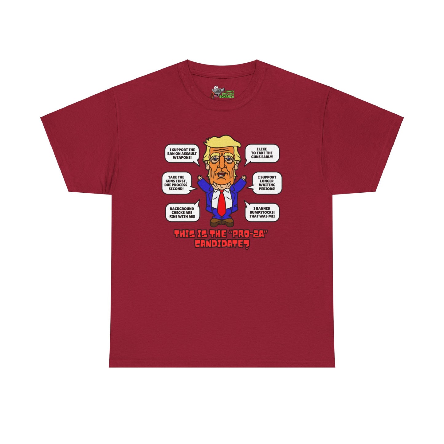Trump on Guns! Unisex Heavy Cotton Tee