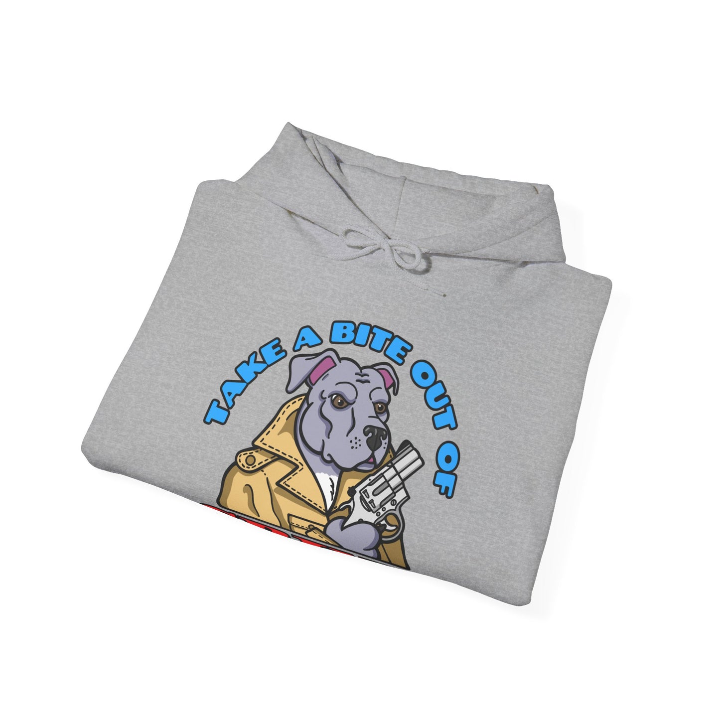 Bite Out of Crime! Unisex Heavy Blend™ Hooded Sweatshirt