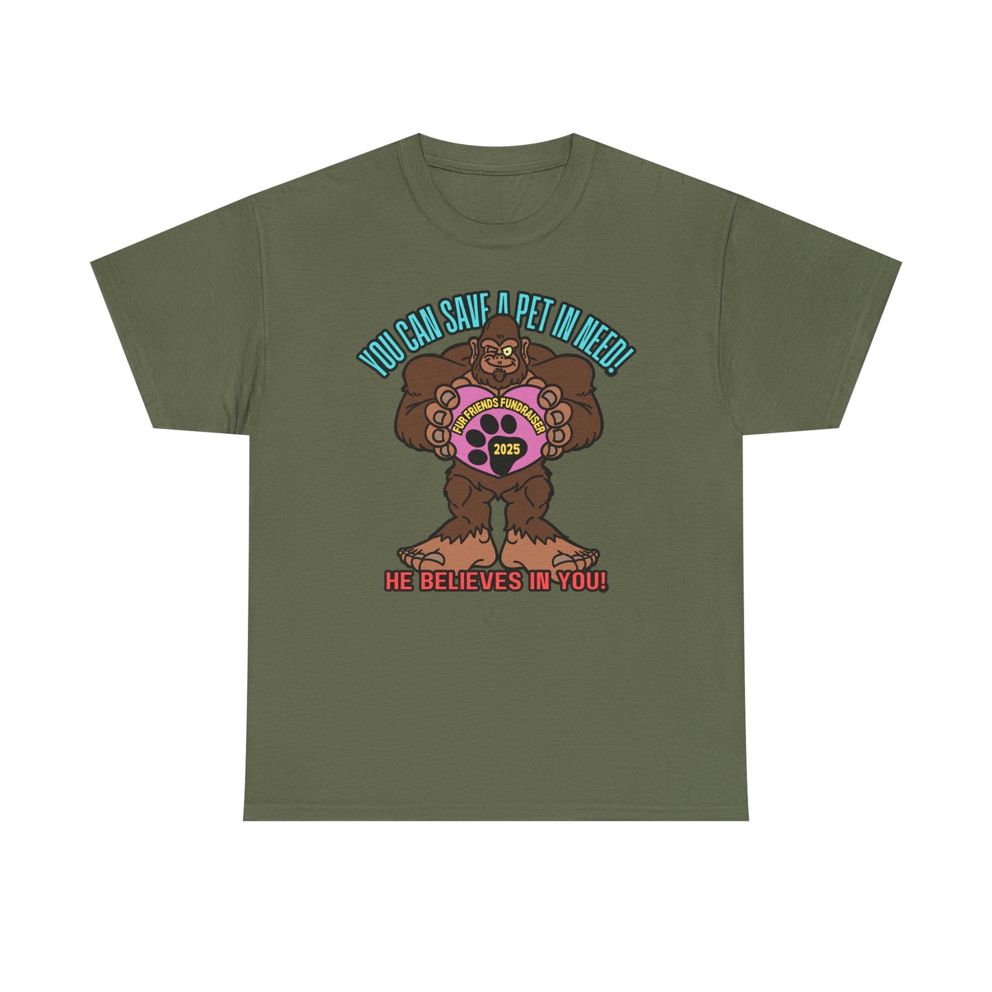 (FFF) He Believes in You! Unisex Heavy Cotton Tee