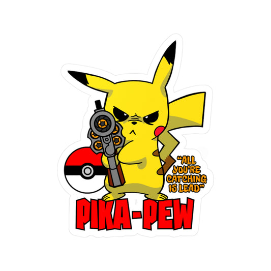 PIKA-PEW Kiss-Cut Vinyl Decals