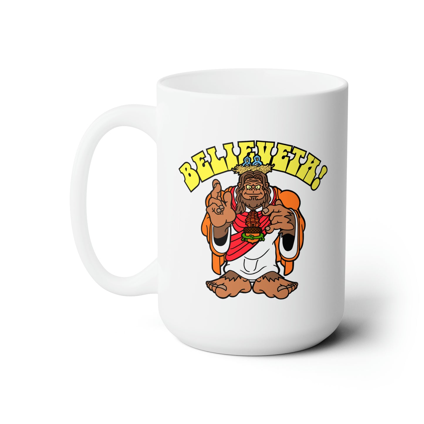 Believeth! Ceramic Mug 15oz