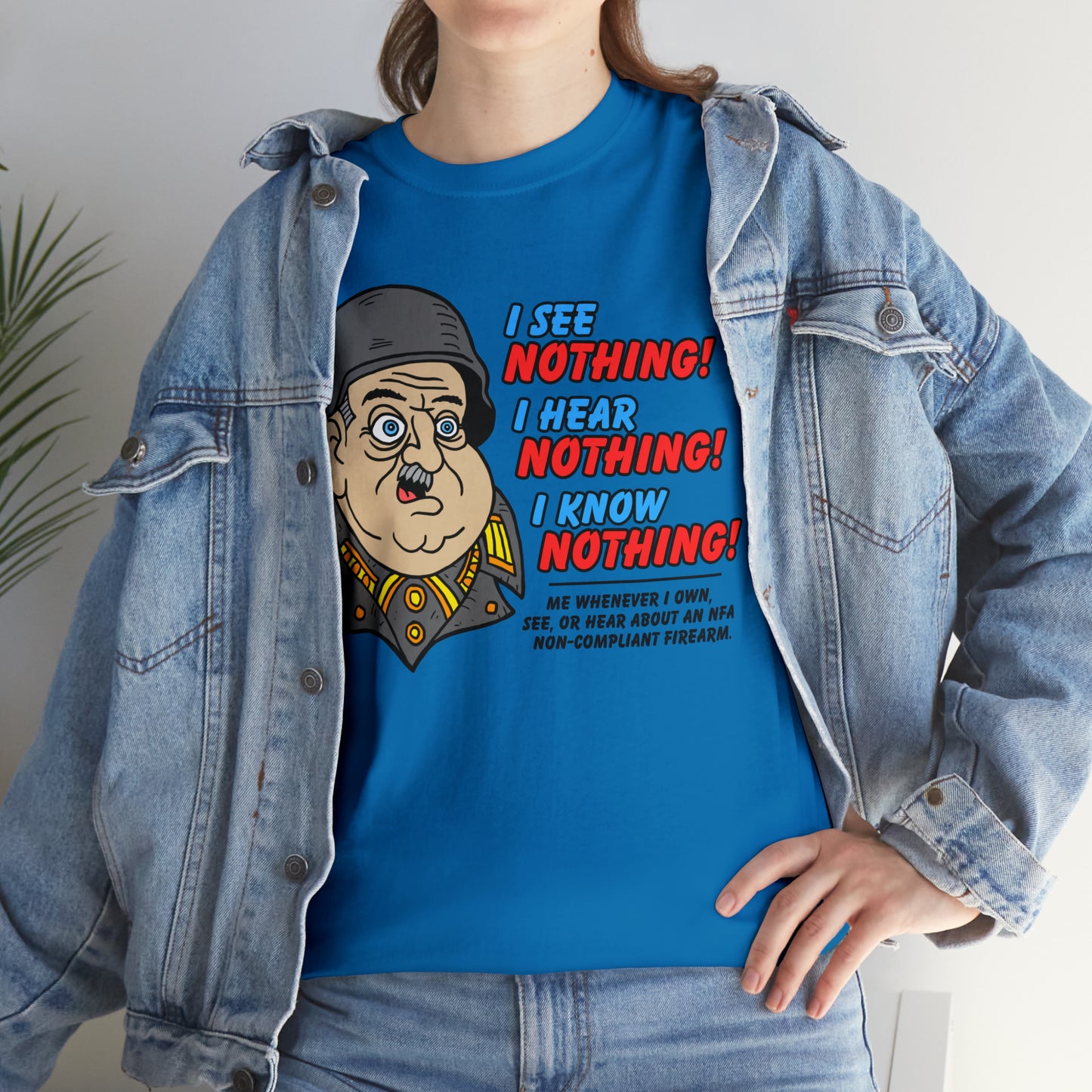 I SEE NOTHING! Unisex Heavy Cotton Tee