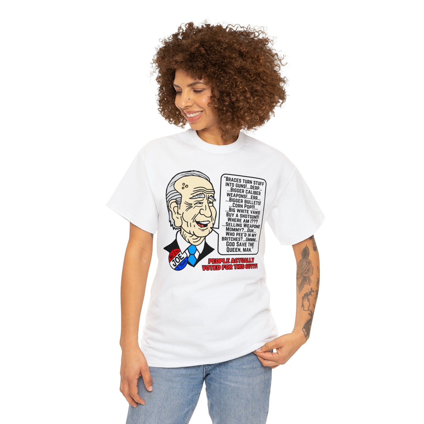 Biden Talk Unisex Heavy Cotton Tee