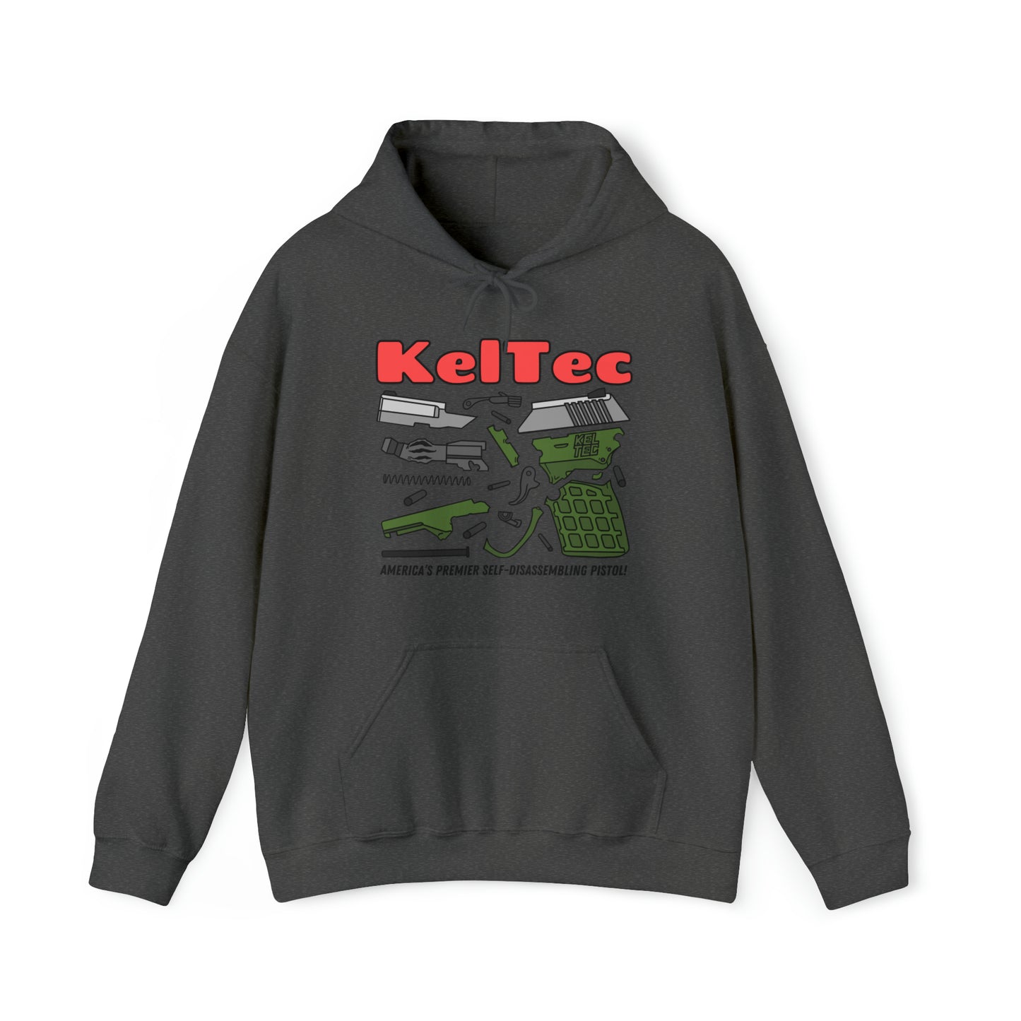 KELTEC Disassembled Unisex Heavy Blend™ Hooded Sweatshirt