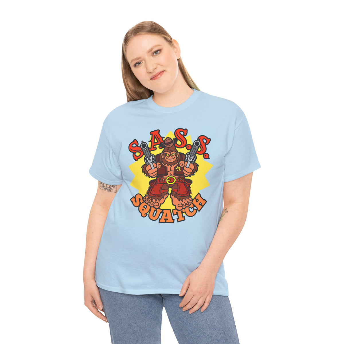 SASS-Squatch Unisex Heavy Cotton Tee