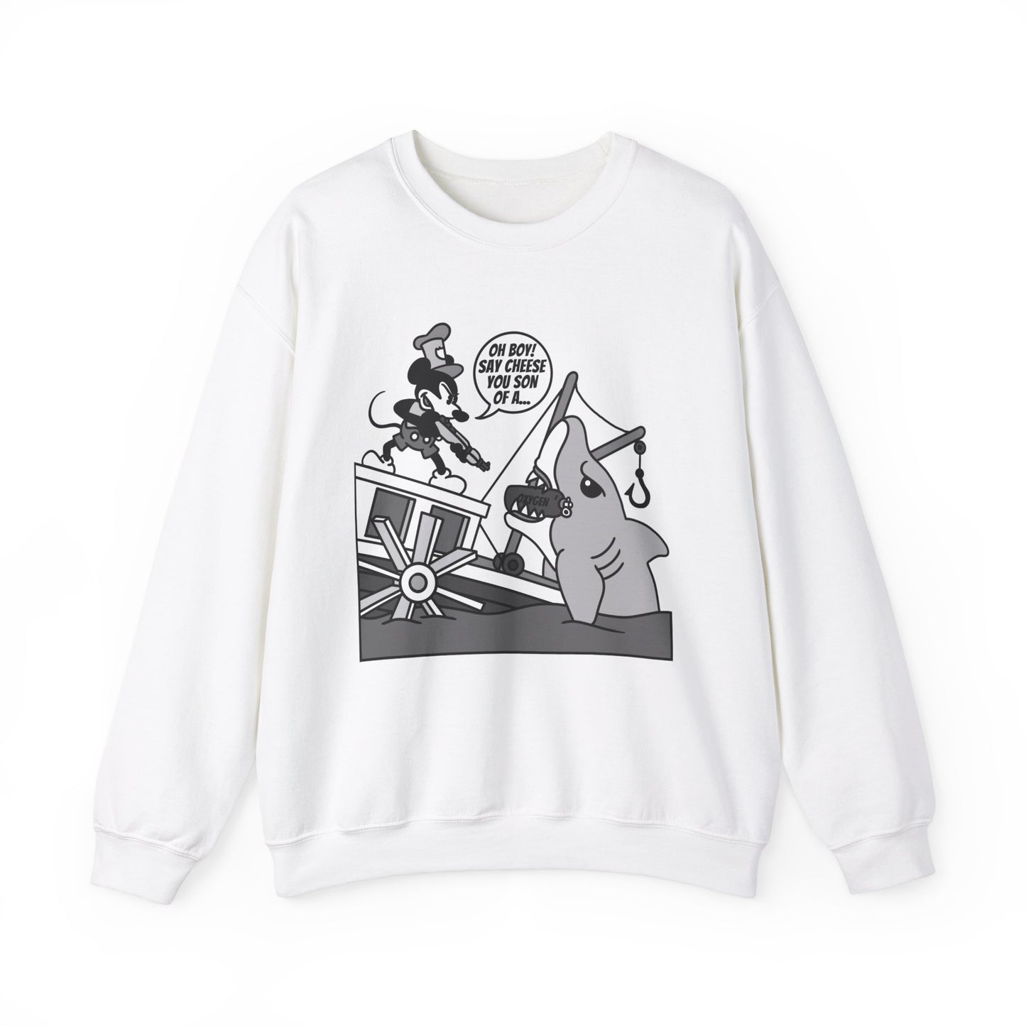 Willie vs. Bruce! Unisex Heavy Blend™ Crewneck Sweatshirt