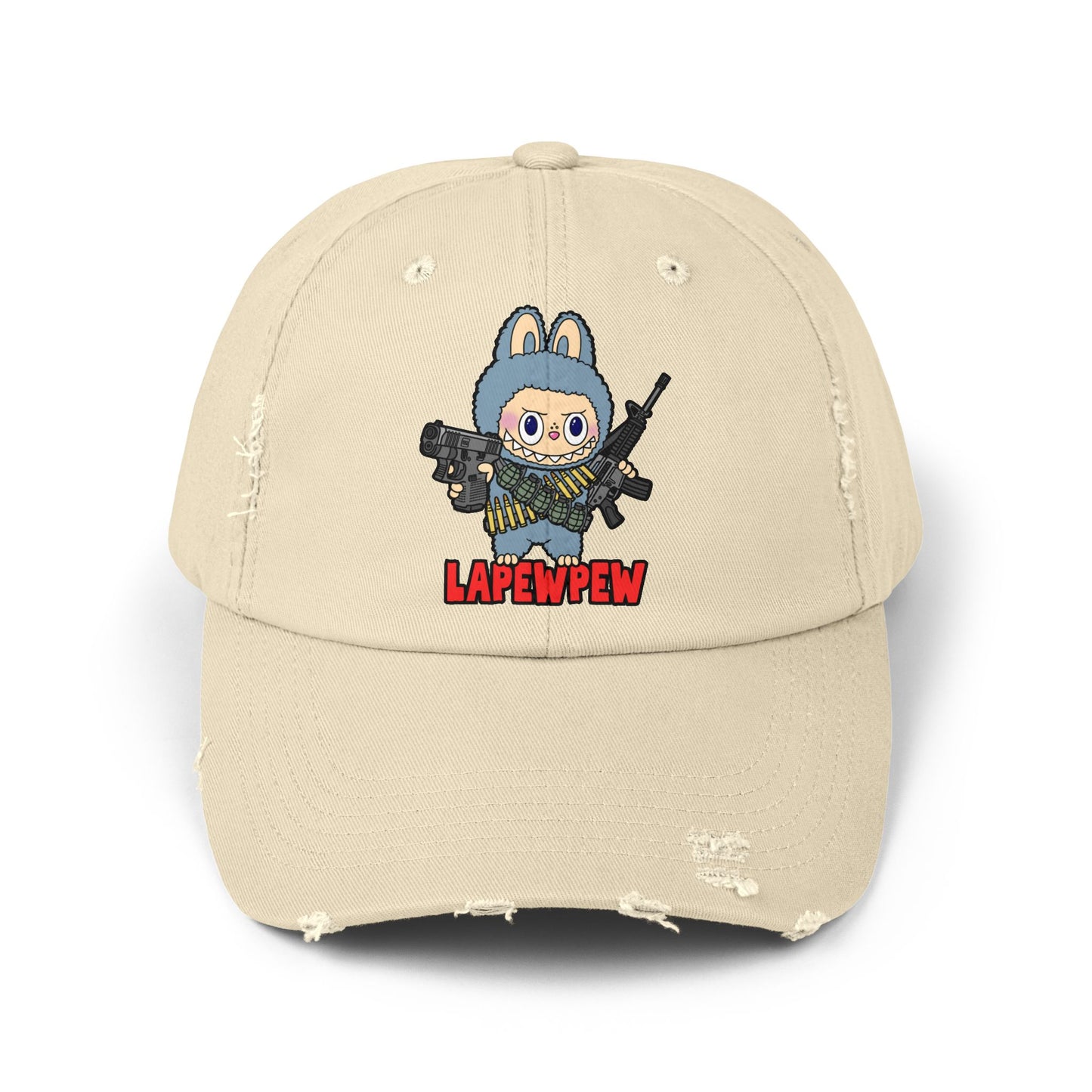 Lapewpew! Unisex Distressed Cap