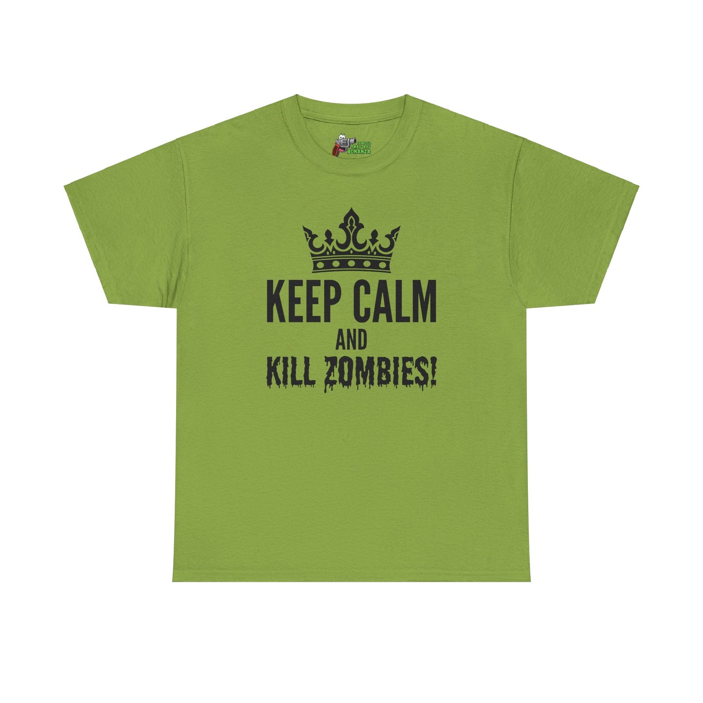Keep Calm & Kill Zombies! Unisex Heavy Cotton Tee