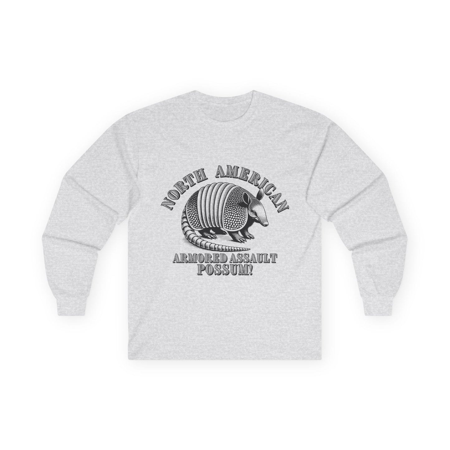 North American Armored Assault Possum! Unisex Ultra Cotton Long Sleeve Tee