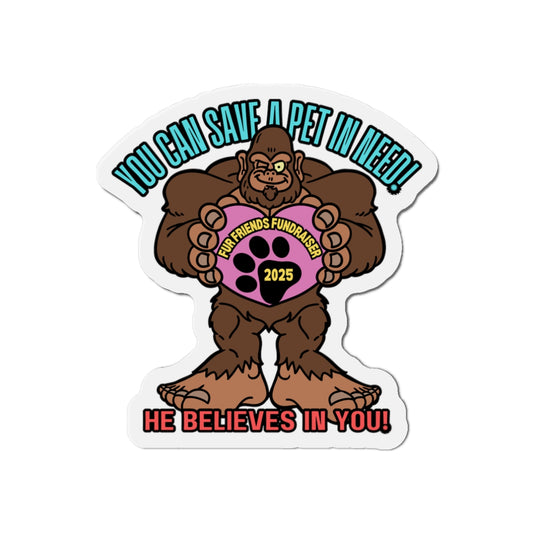 (FFF) He Believes in You! Die-Cut Magnets