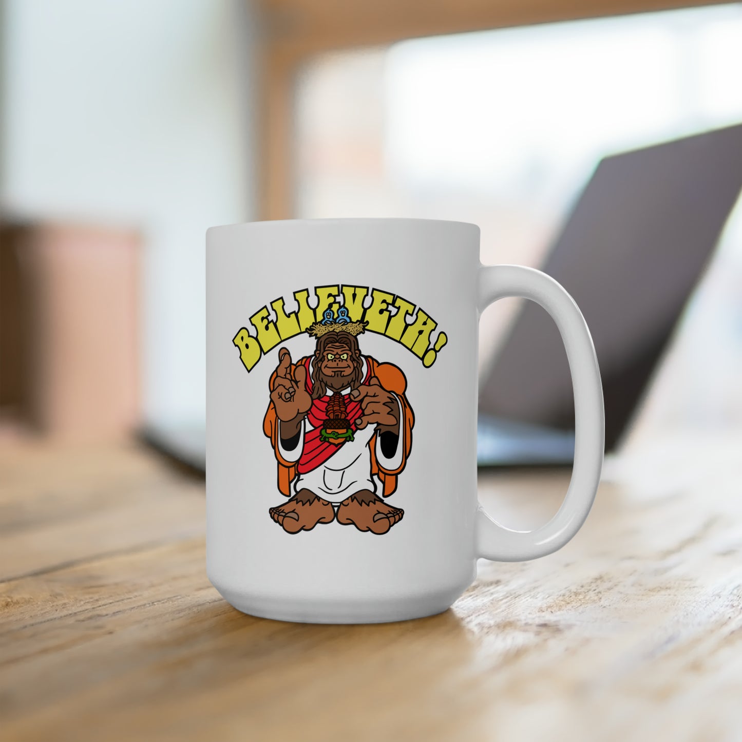 Believeth! Ceramic Mug 15oz