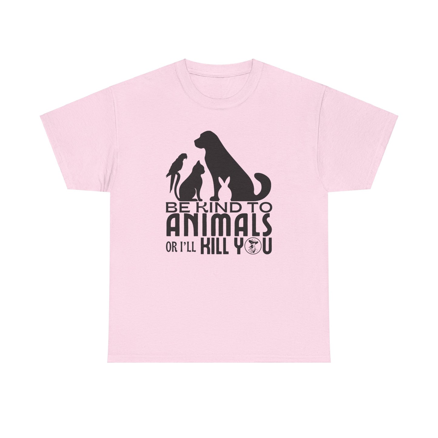 Be Kind to Animals! Unisex Heavy Cotton Tee