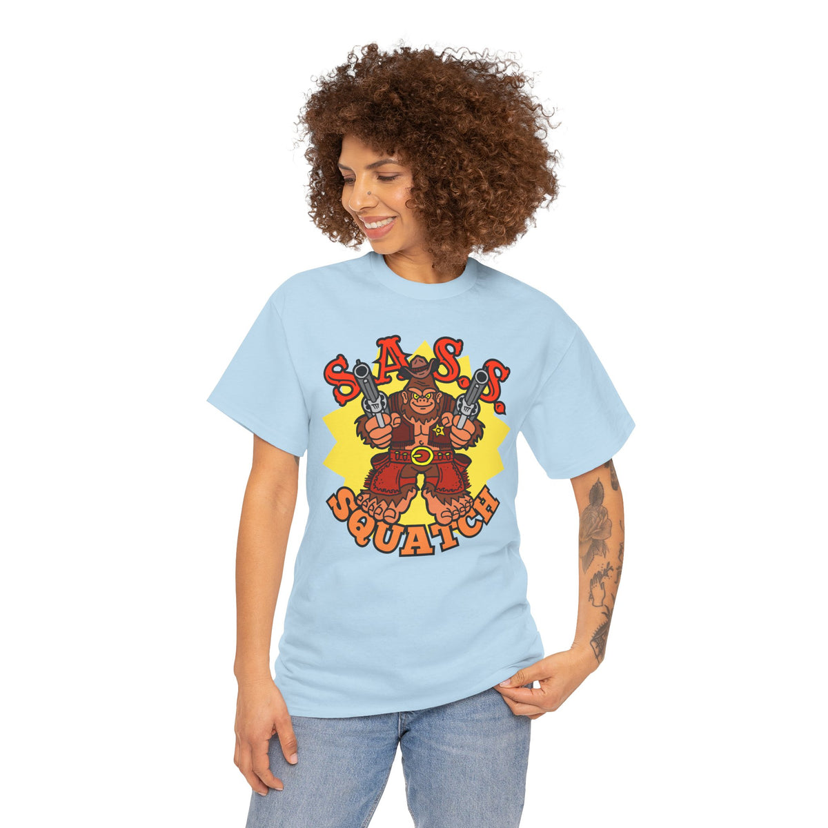 SASS-Squatch Unisex Heavy Cotton Tee