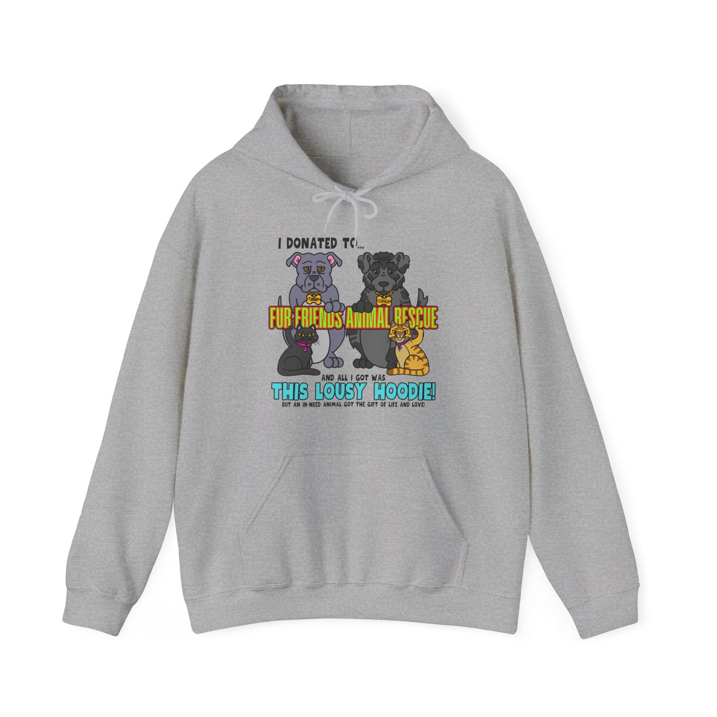 Fur Friends Donation (+1 GCG Entry) Unisex Heavy Blend™ Hooded Sweatshirt