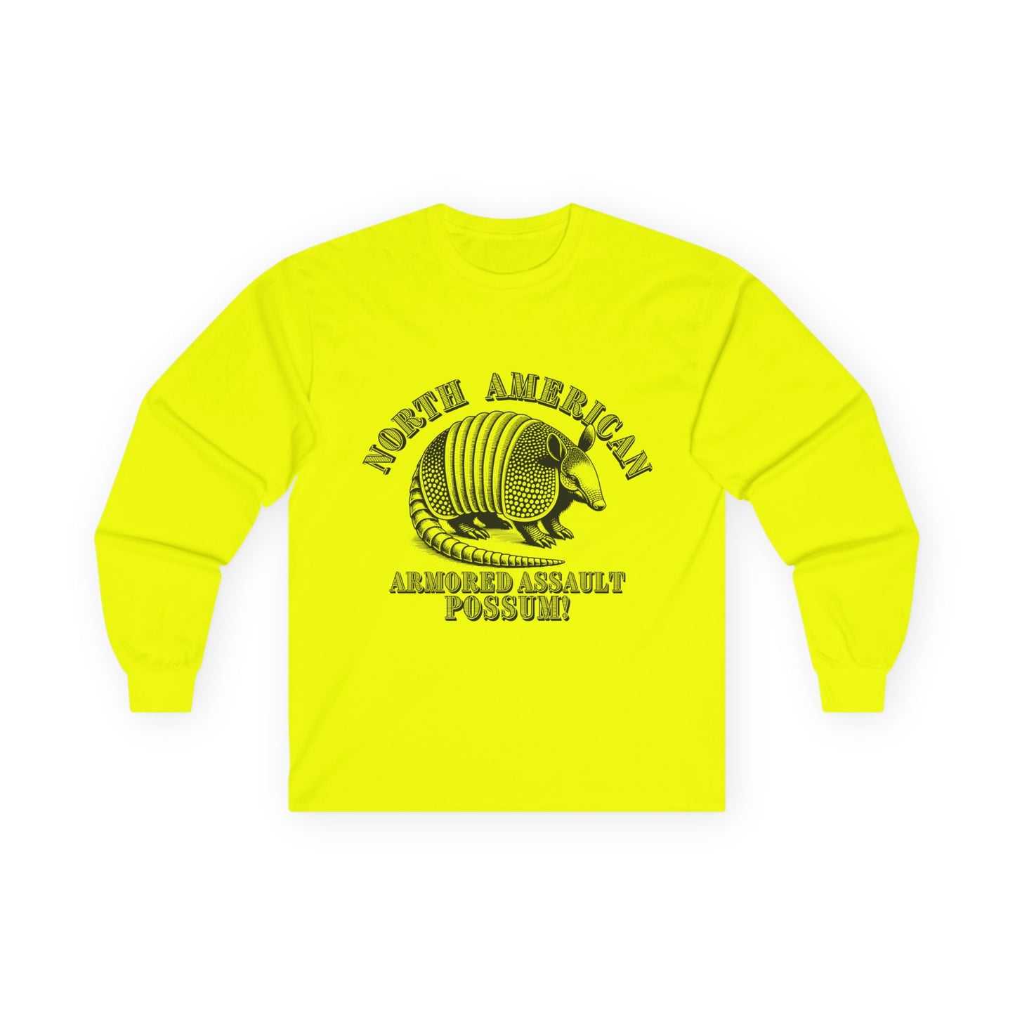 North American Armored Assault Possum! Unisex Ultra Cotton Long Sleeve Tee