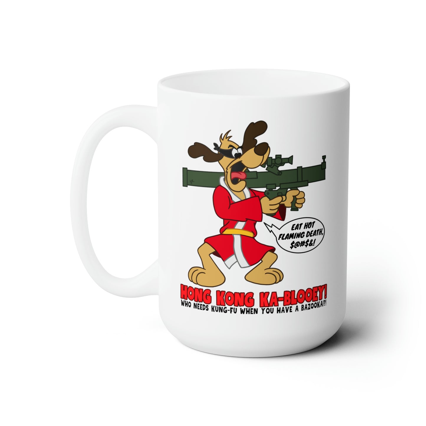 Hong Kong Ka-Blooey! Ceramic Mug 15oz