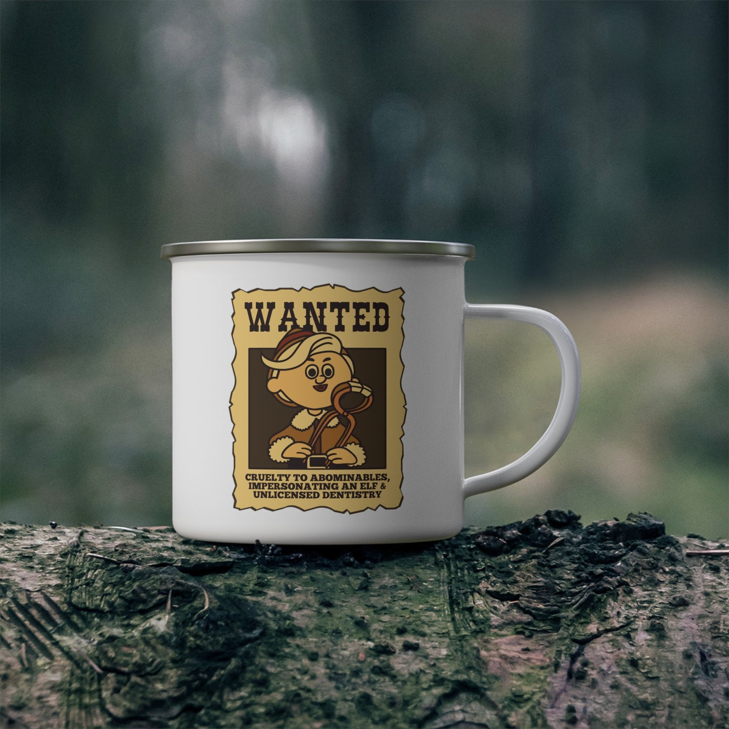Imperonating an Elf! Enamel Camping Mug
