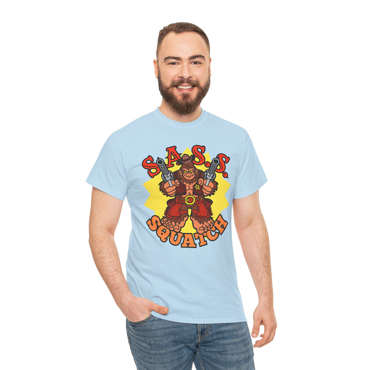 SASS-Squatch Unisex Heavy Cotton Tee