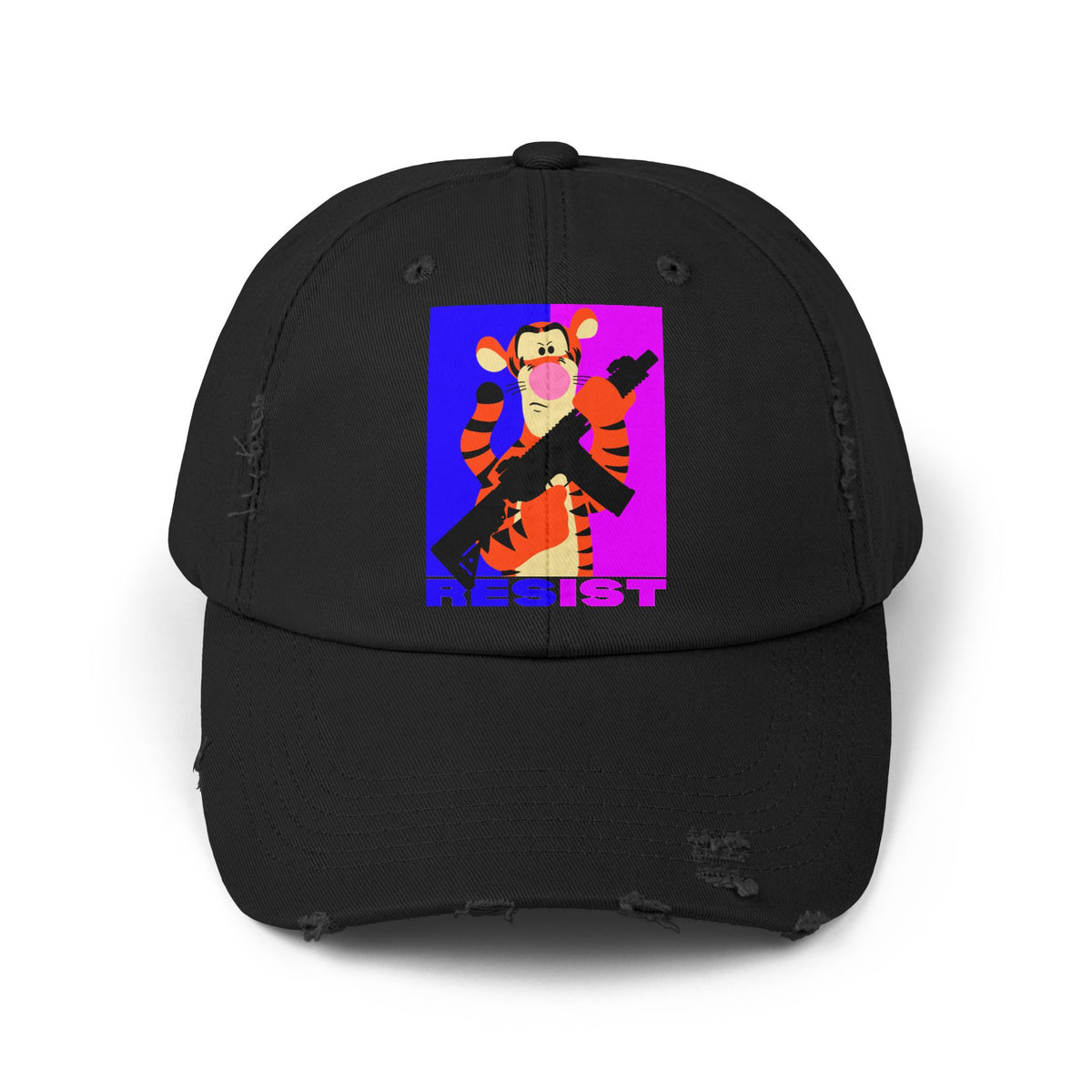 Resist! Unisex Distressed Cap