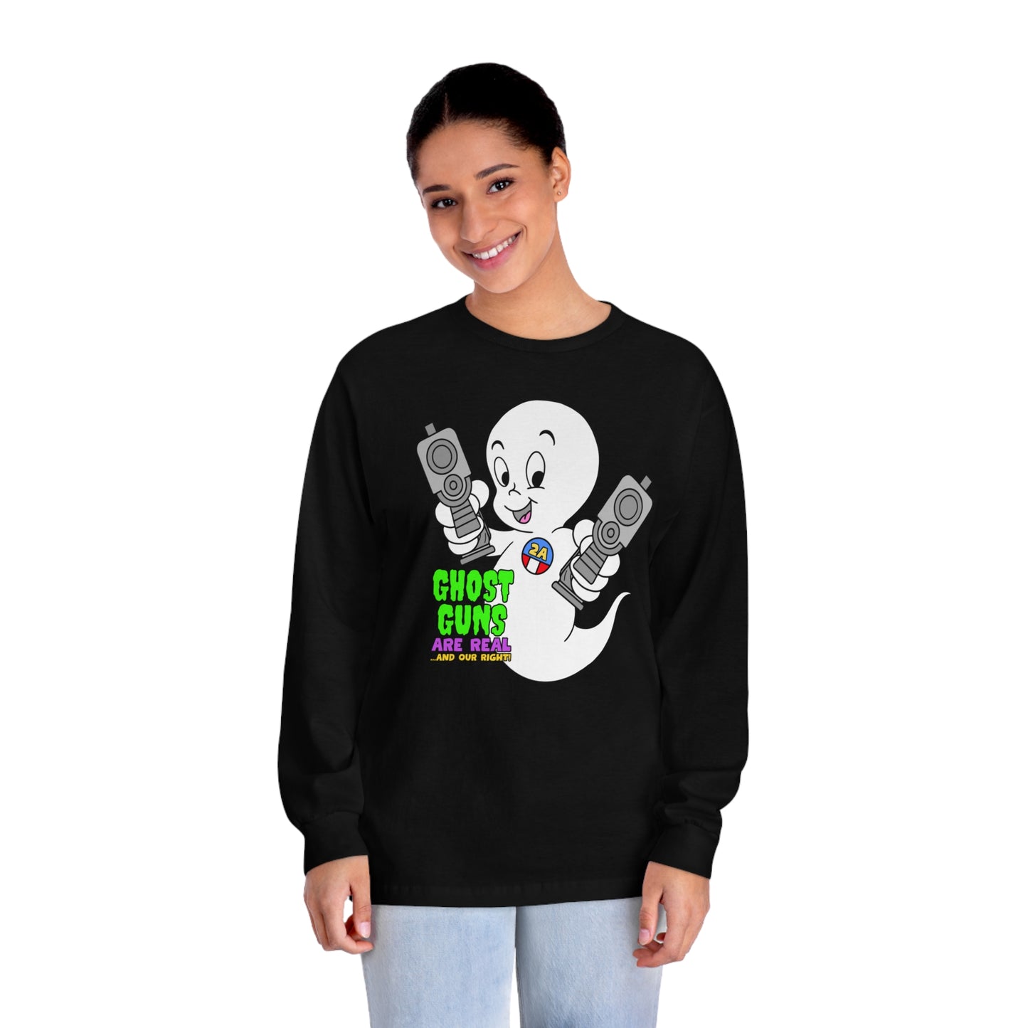 Ghost Gun R Real Unisex Classic Long Sleeve T-Shirt