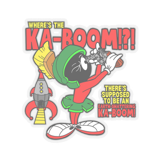 Where's the Ka-Boom!?! Kiss-Cut Stickers