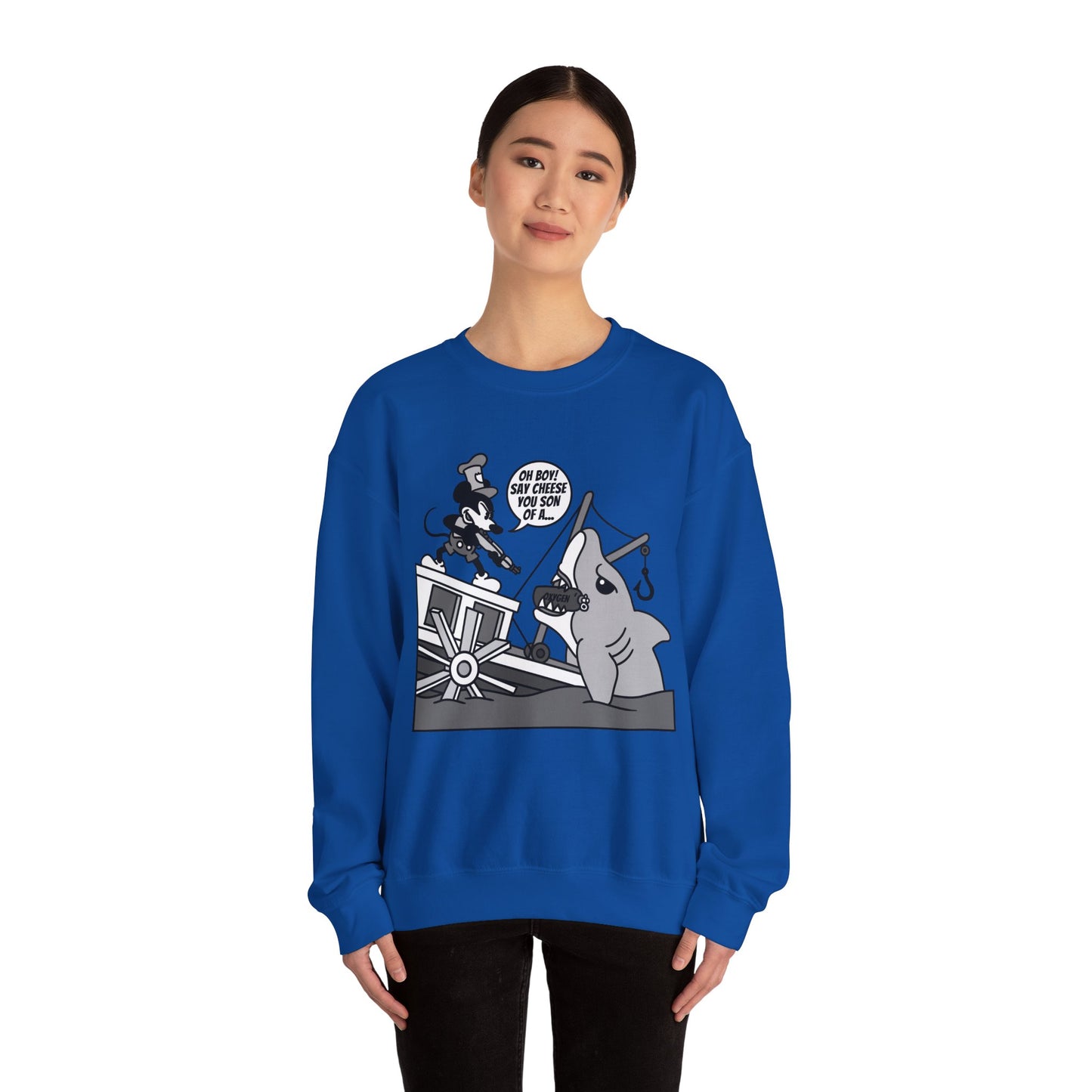 Willie vs. Bruce! Unisex Heavy Blend™ Crewneck Sweatshirt