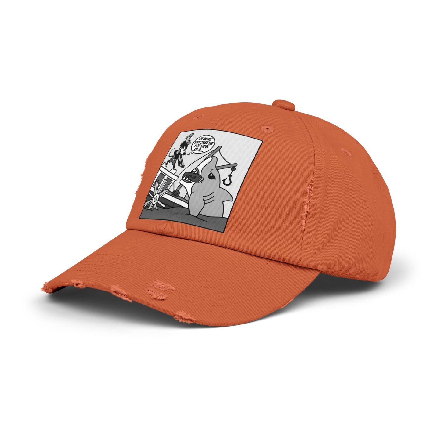 Willie vs. Bruce! Unisex Distressed Cap