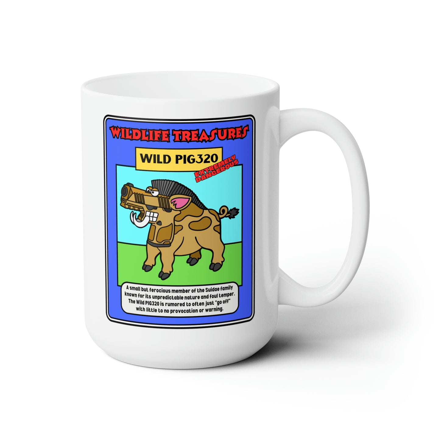 Wild Pig320 Ceramic Mug 15oz