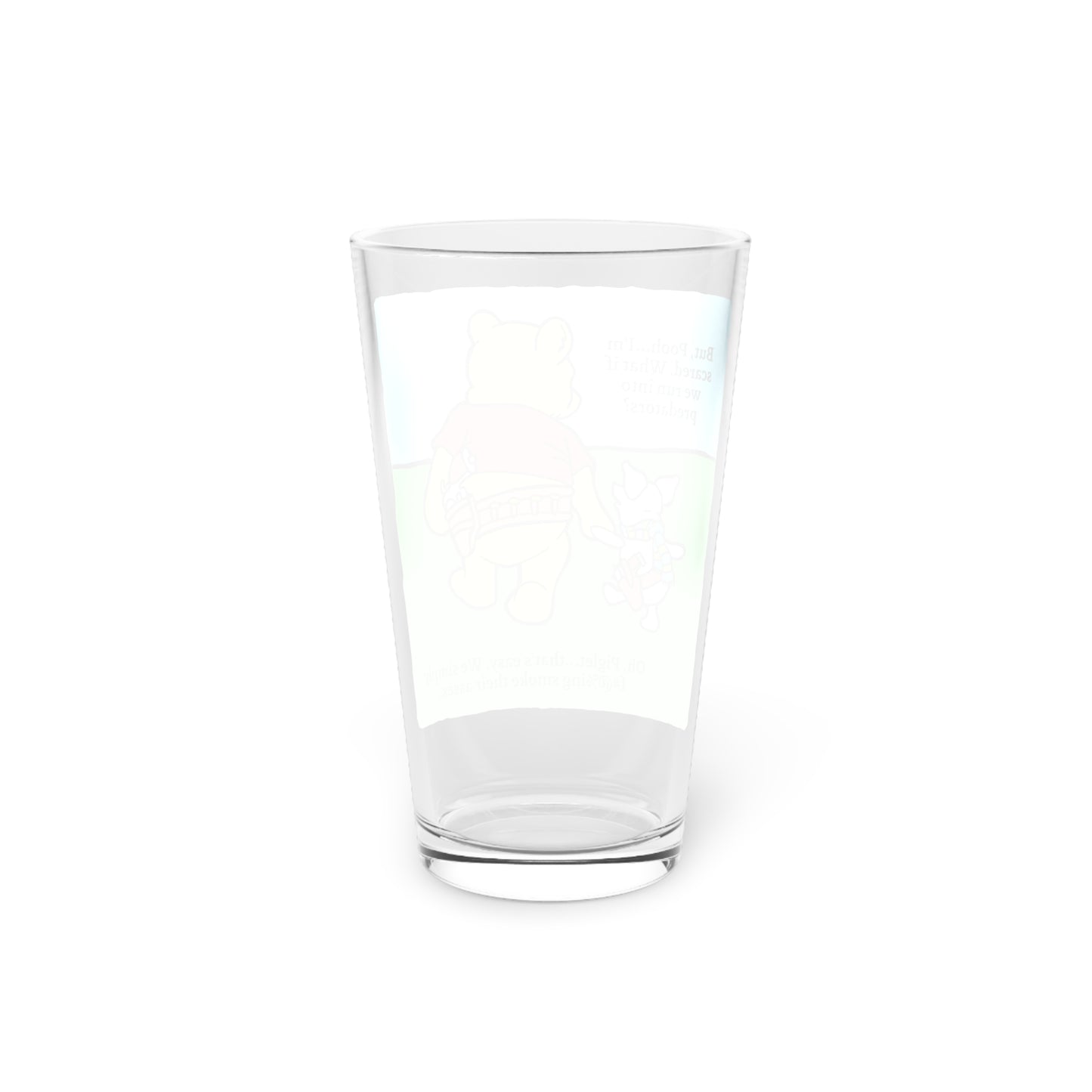 Pew & Piglet! Pint Glass, 16oz