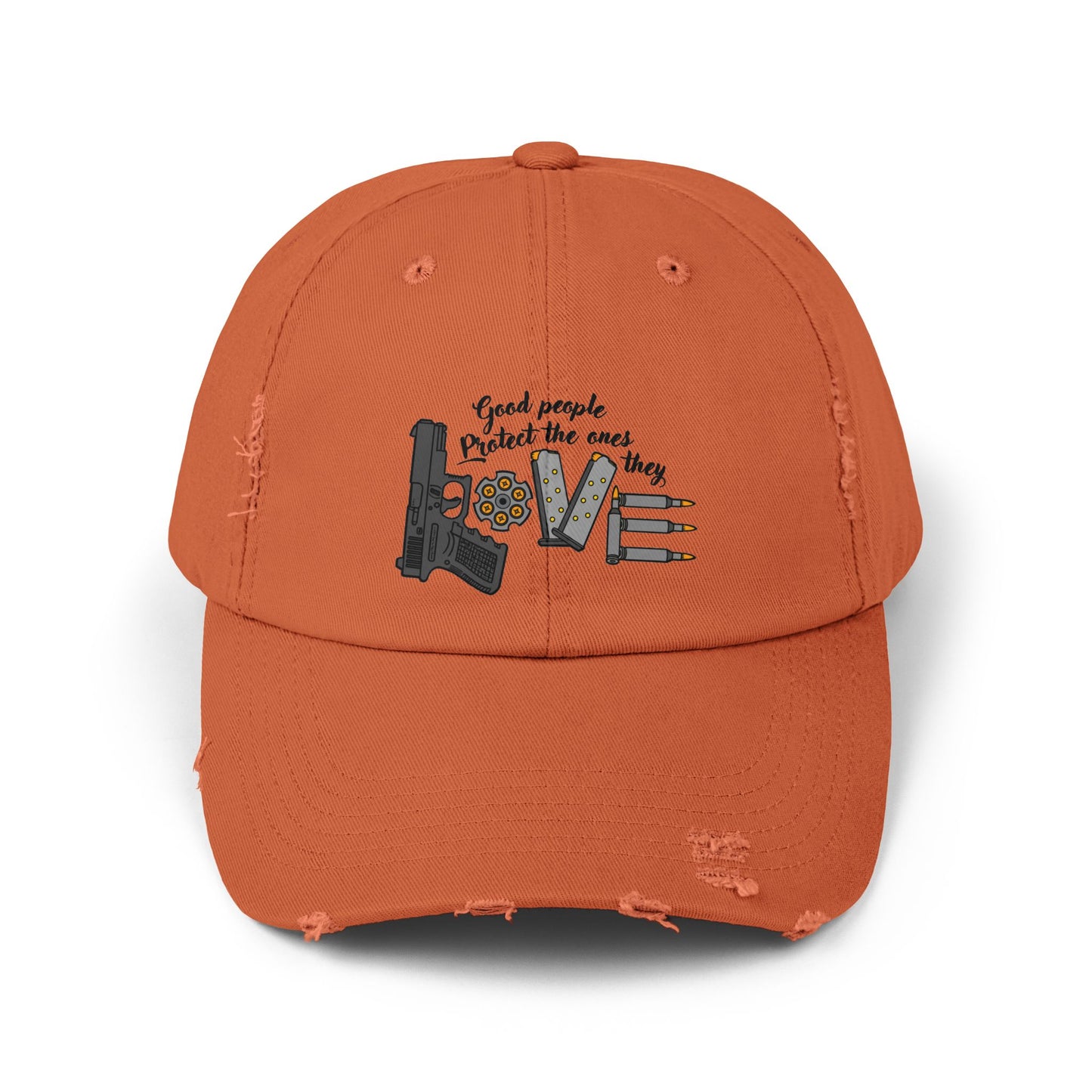 Good People! Unisex Distressed Cap