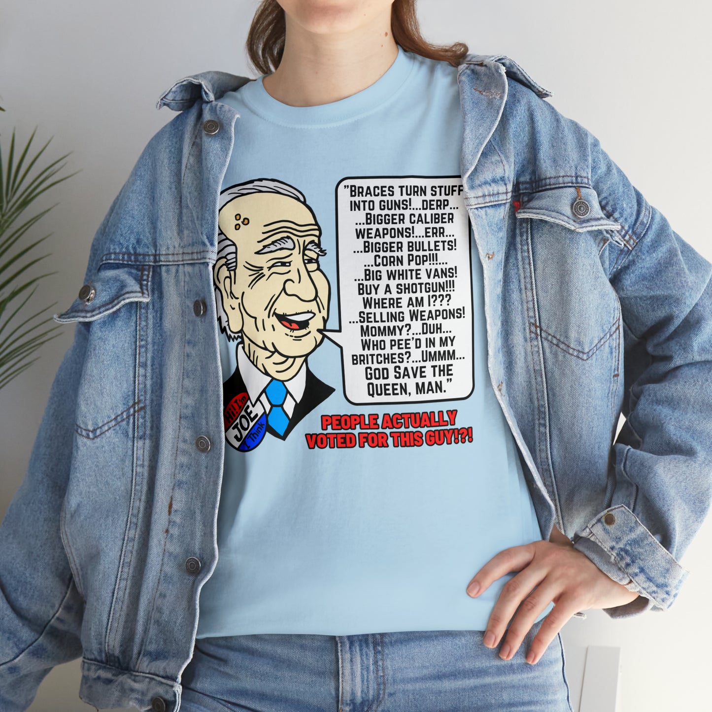 Biden Talk Unisex Heavy Cotton Tee