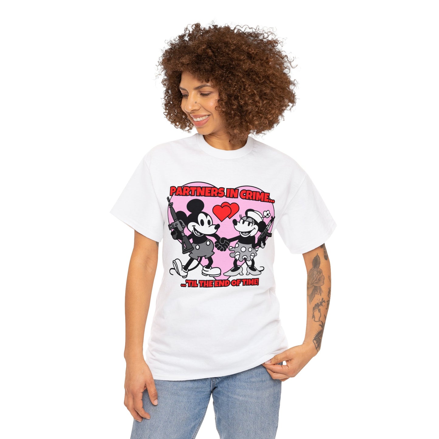 Partners in Crime! Unisex Heavy Cotton Tee