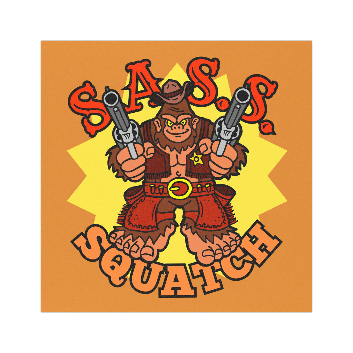 S.A.S.S. Squatch! Car Magnets