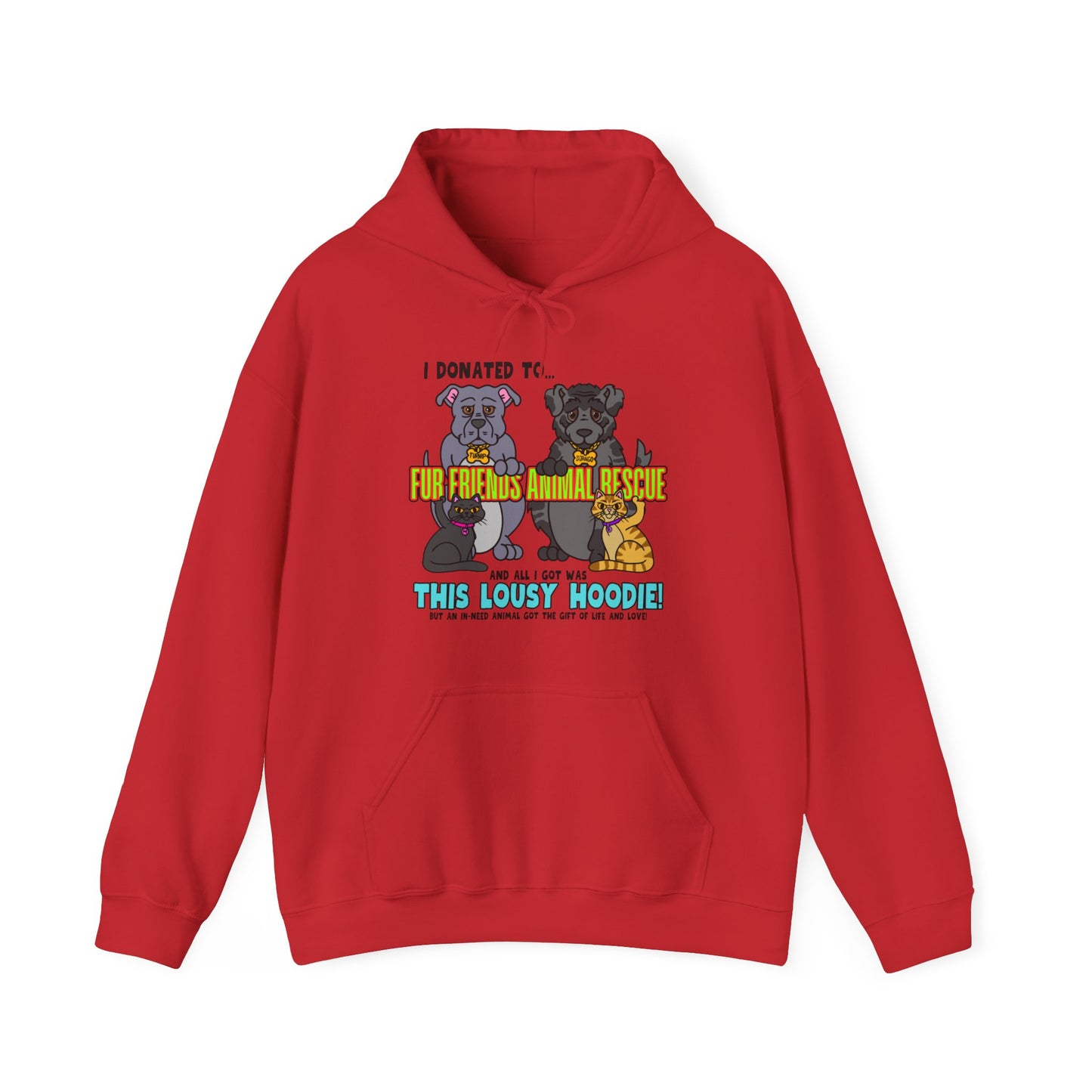 Fur Friends Donation (+1 GCG Entry) Unisex Heavy Blend™ Hooded Sweatshirt