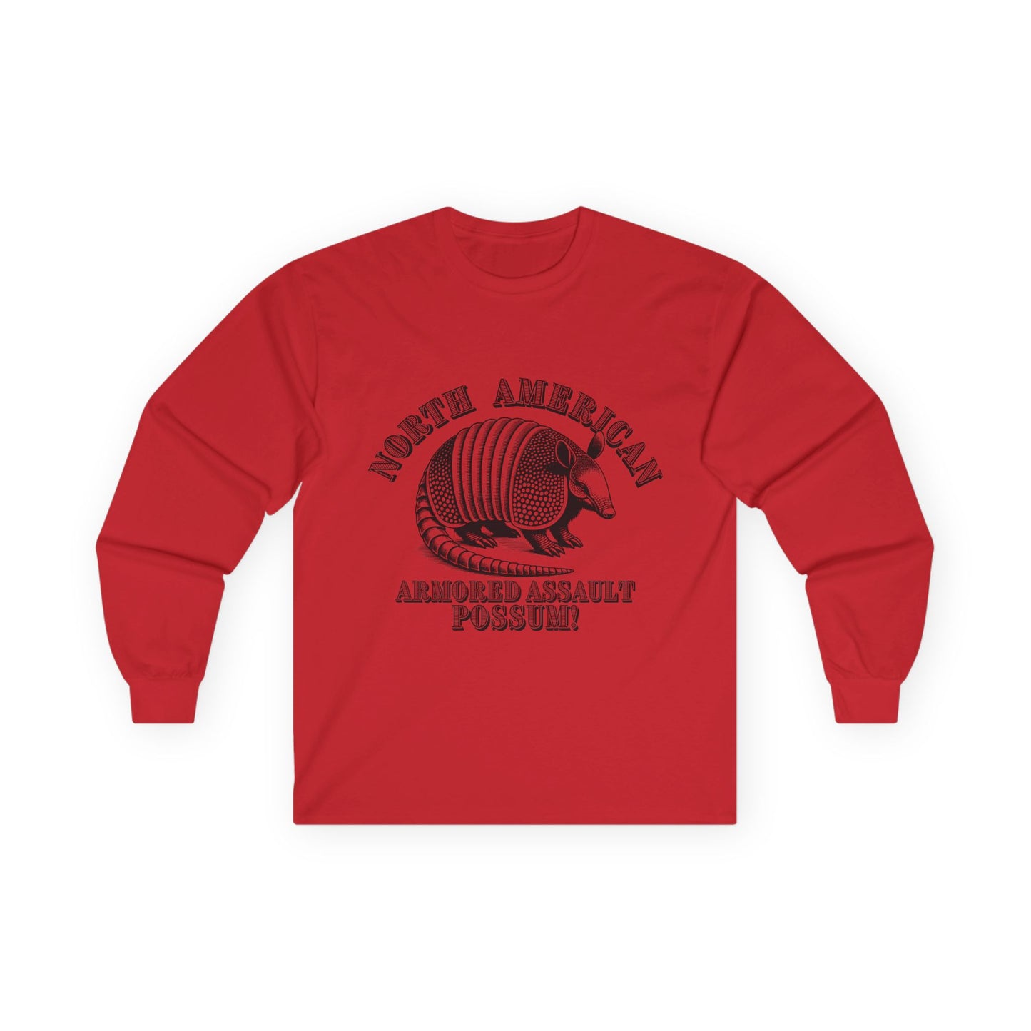 North American Armored Assault Possum! Unisex Ultra Cotton Long Sleeve Tee