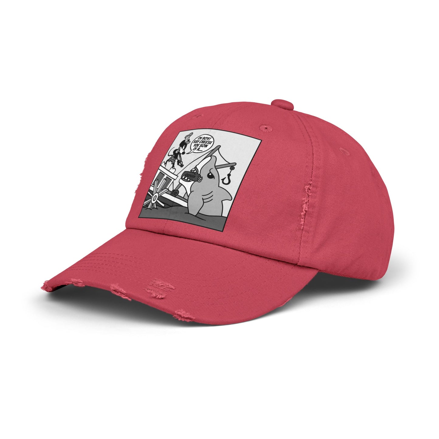 Willie vs. Bruce! Unisex Distressed Cap