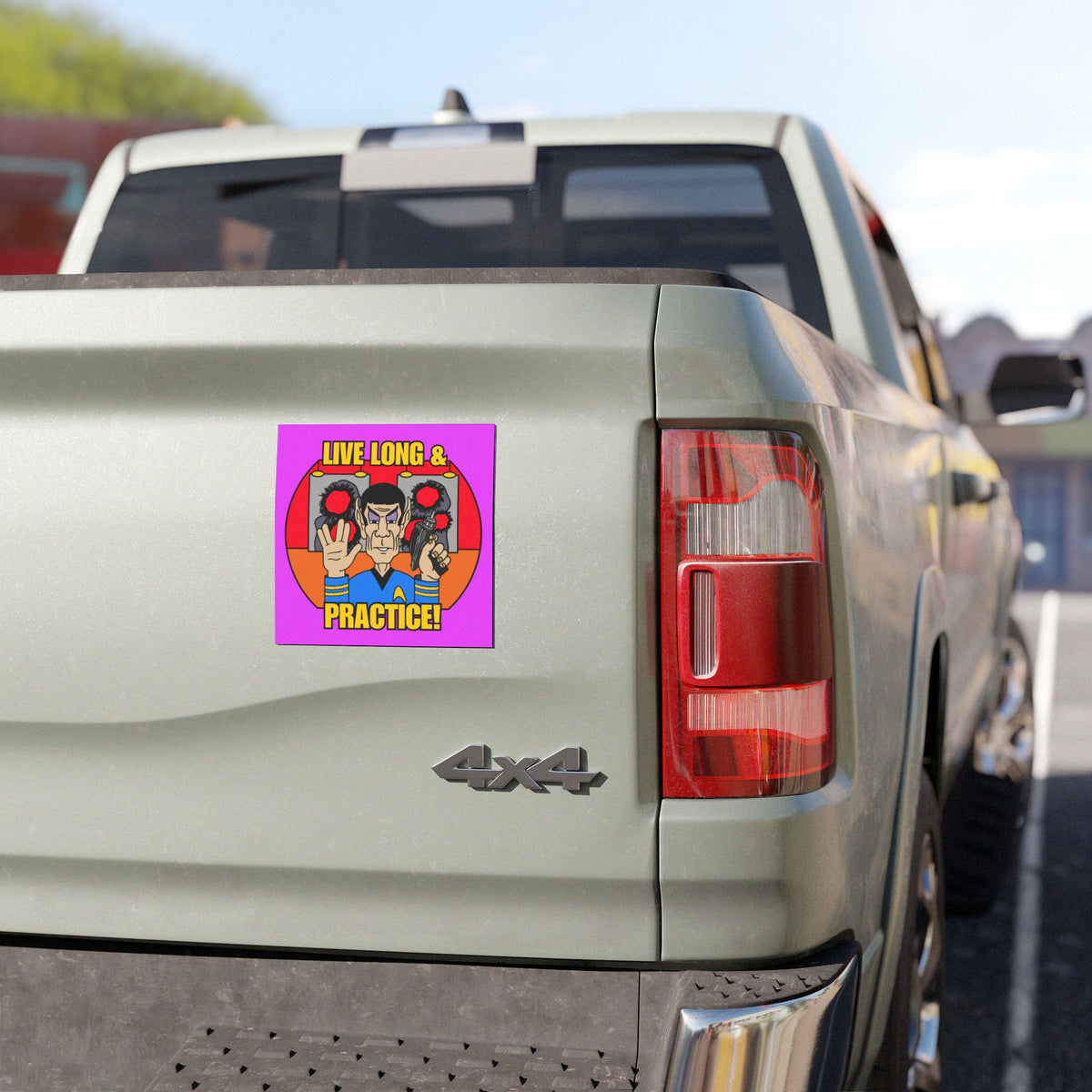 Live Long & Practice! Car Magnets