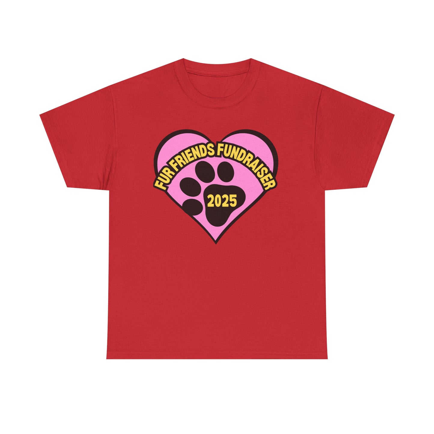 (FFF) Fur Friends Fundraiser '25 Unisex Heavy Cotton Tee