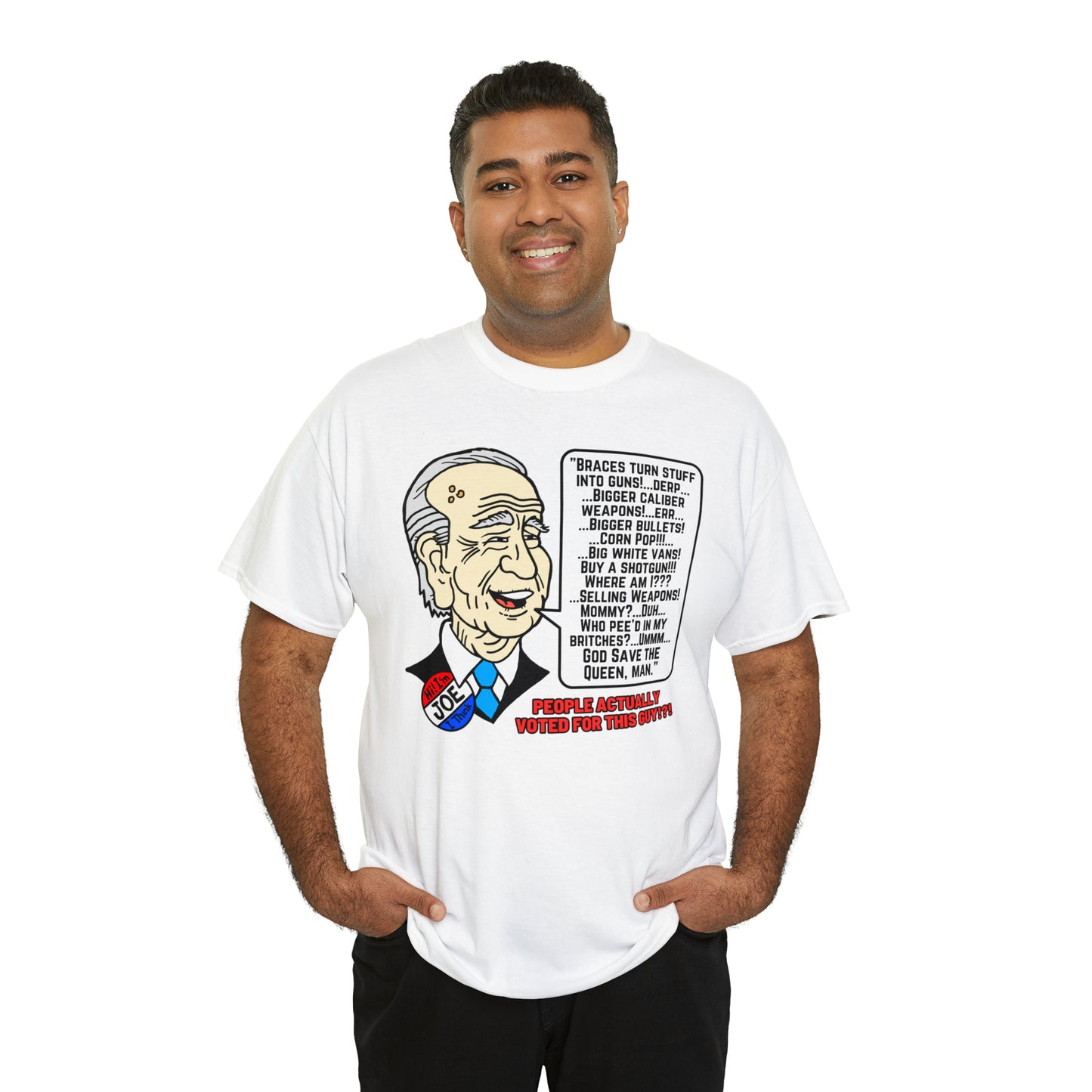 Biden Talk Unisex Heavy Cotton Tee