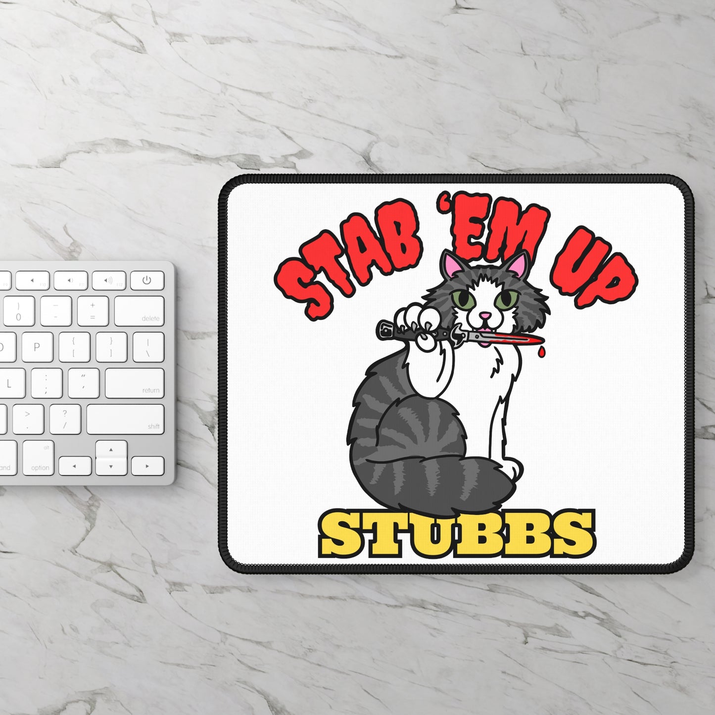 Stab 'Em Up Stubbs! Gaming Mouse Pad