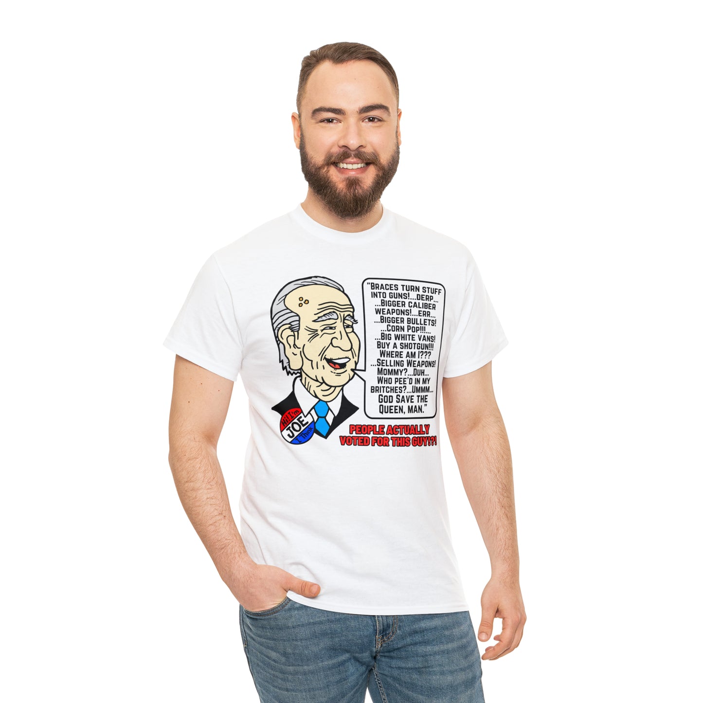 Biden Talk Unisex Heavy Cotton Tee