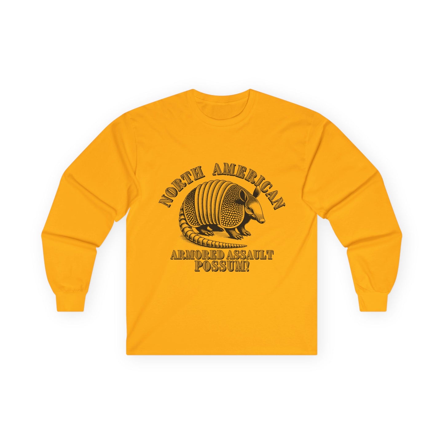 North American Armored Assault Possum! Unisex Ultra Cotton Long Sleeve Tee