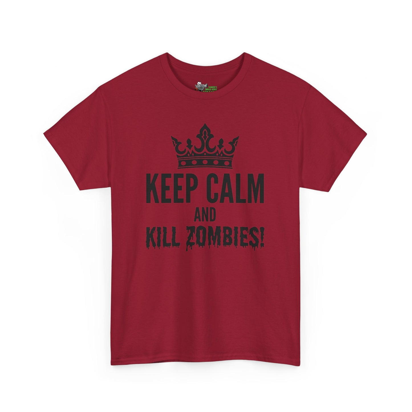 Keep Calm & Kill Zombies! Unisex Heavy Cotton Tee