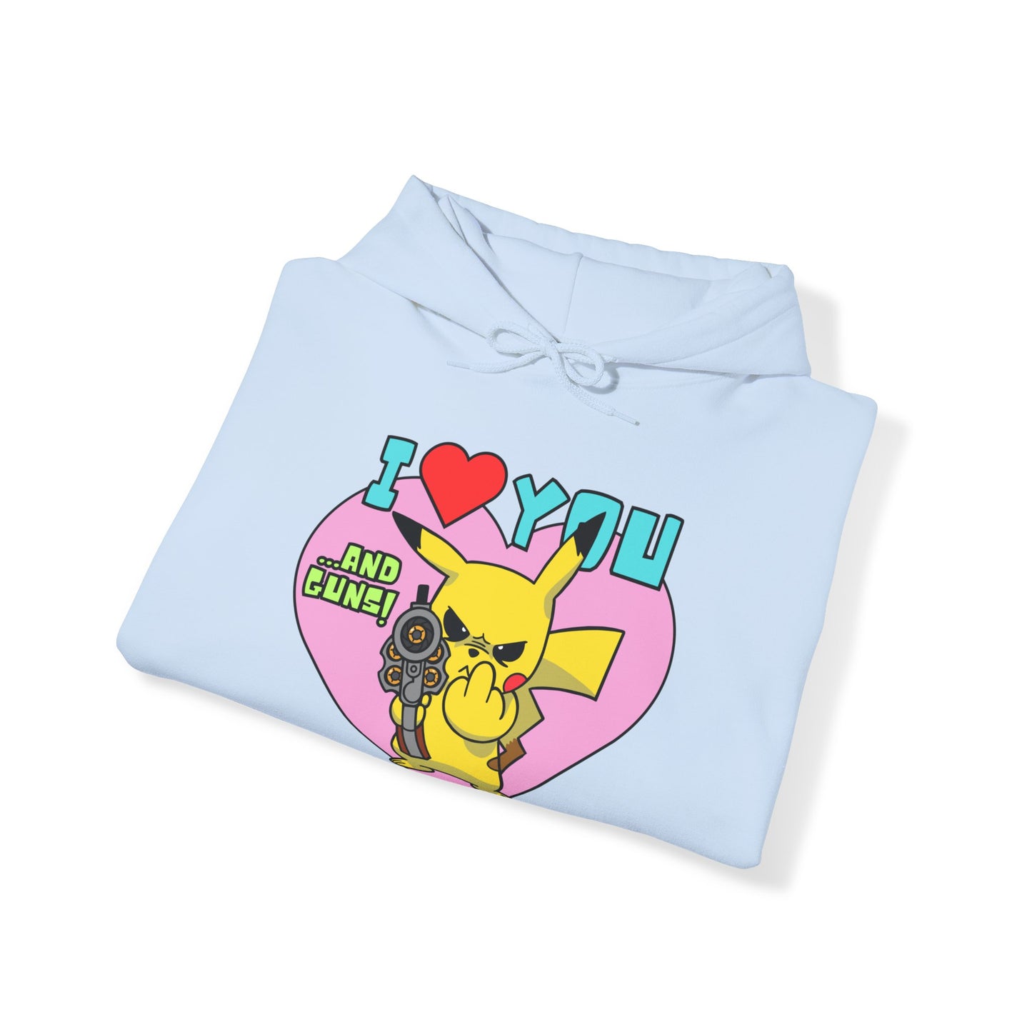 I Love You & Guns! Unisex Heavy Blend™ Hooded Sweatshirt